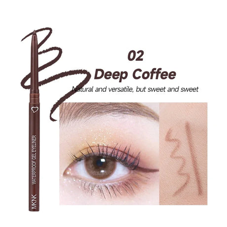 Waterproof Matte Eyeliner Pen, Quick Dry, Long-Lasting, Smooth