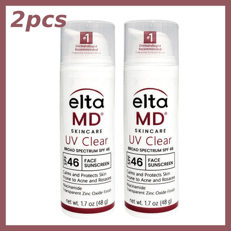 Eltamd 48ml Facial Sunscreen SPF46 UV Sunscreen Anti-Radiation Waterproof&sweatproof Non-greasy for Sensitive and Acne ProneSkin