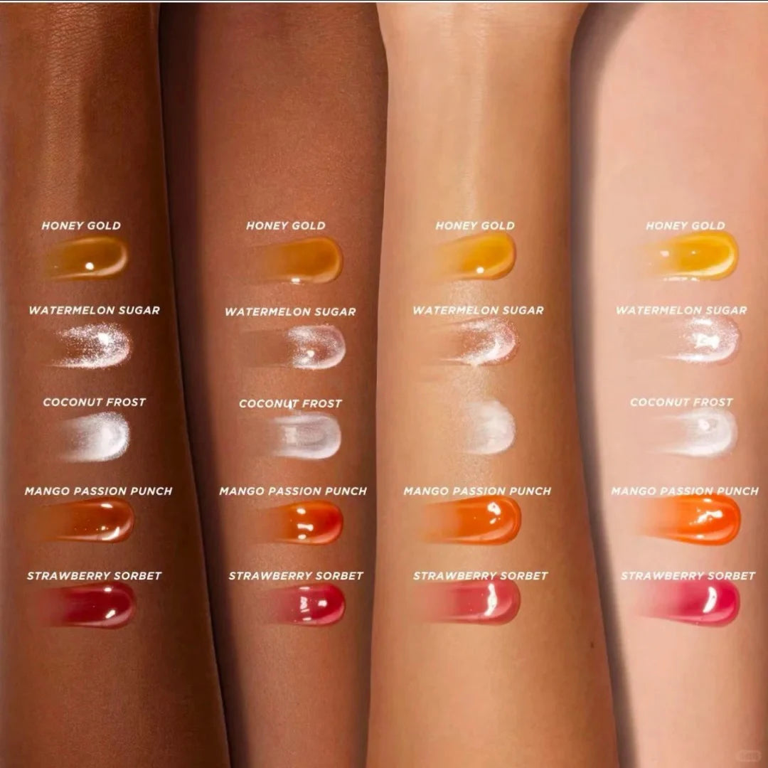 INS Popular Gisou Honey Watermelon Long-lasting Moisturizing Lip Balm Lip Oil Care For Lips Plumping Exfoliating Gloss Oil Care
