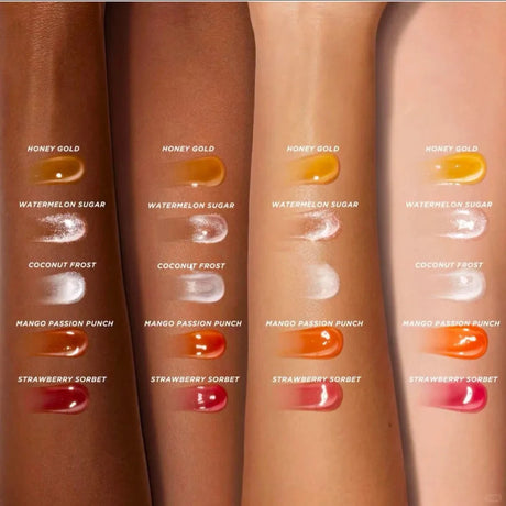 INS Popular Gisou Honey Watermelon Long-lasting Moisturizing Lip Balm Lip Oil Care For Lips Plumping Exfoliating Gloss Oil Care
