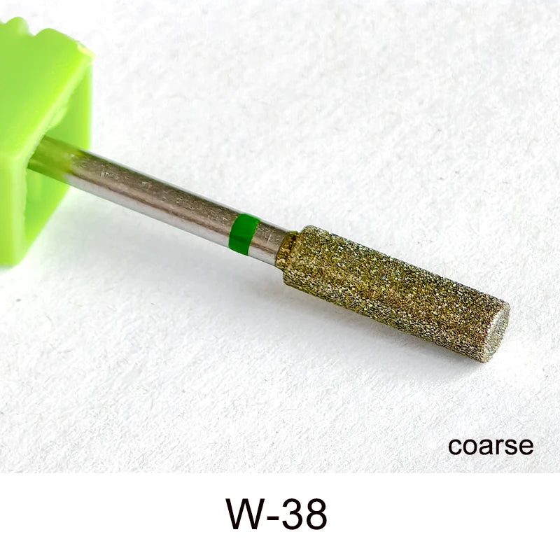 Diamond Ceramic Nail Drill Bits Milling Cutter For Manicure Left Right Rotary Cuticle Files Buffer DIY Nails Accessories Tools