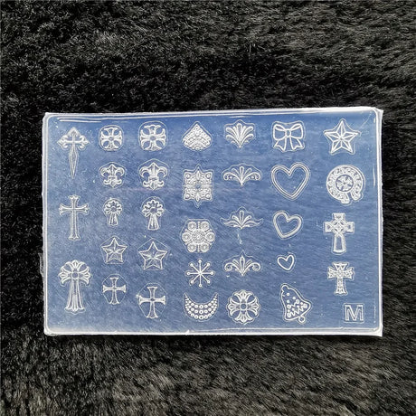 1pc Butterfly Sweater Snowflake 3D Acrylic Mold Photo Frame Silicone Nail Art Nails DIY Nail Art Templates Nails Mold