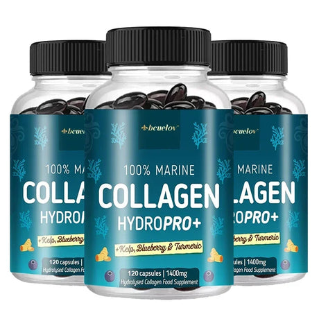 Hydrolyzed Marine Collagen - HYDROPRO supports skin and joint, hair and nail health nutritional supplement