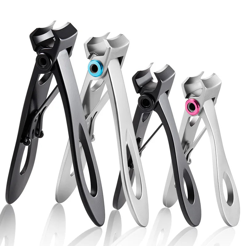High quality Nail Clippers Stainless Steel Two Sizes Are Available Manicure Fingernail Cutter Thick Hard Toenail Scissors 2028