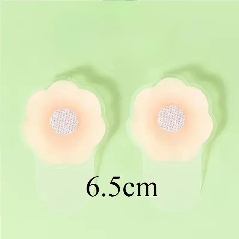 10pcs Women Silicone Lift Up Bra Invisible Push Up Reusable Self Adhesive Breast Lift Tape Nipple Cover Chest Paste Dress Bras