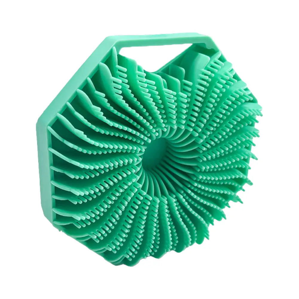 Silicone Exfoliating Body Loofah Bath Massage Shower Scrubber Spa Brush