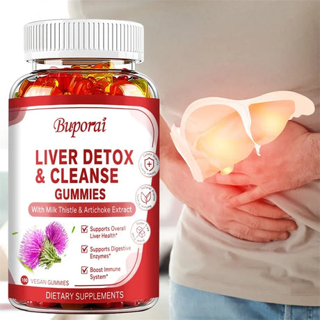 Liver Cleanse & Detox Gummies - Improve Digestion, Enhance Immunity, Help Cleanse The Liver and Promote MetabolismSupplements