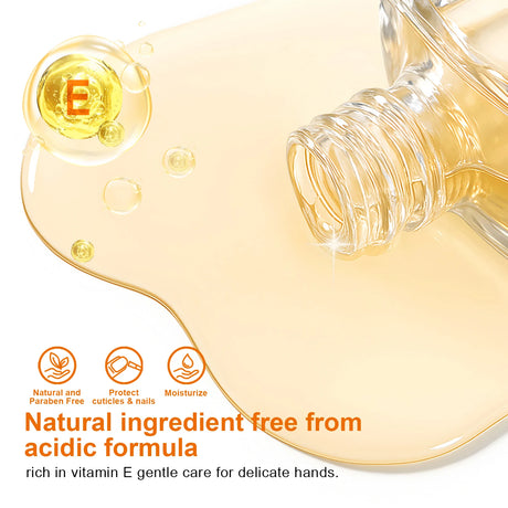 TWOING Honey Milk Cuticle Oil - 30ml Dropper Nail & Cuticle Moisturizer for Dry Skin And Thin Nails Nail Nutrition Oil