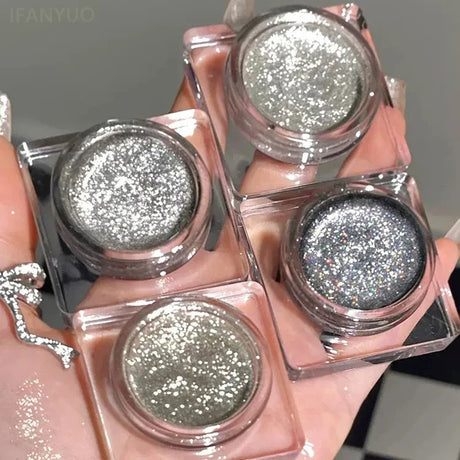 Gorgeous Glitter Eyeshadow Long Lasting Waterproof Pearlescent Glitter Shimmer Eye Shadow Eyes Body Glitter Makeup Cosmetics
