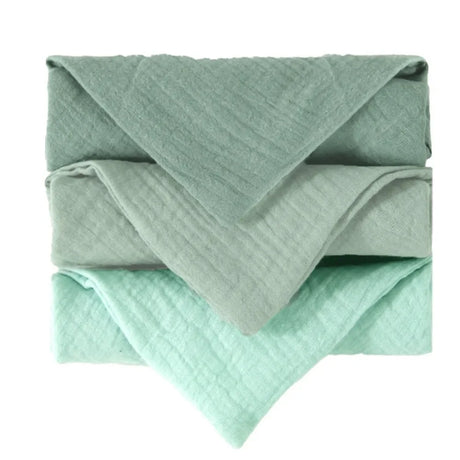 3/5Pcs 6-Layer Pure Cotton Baby Cotton Washcloth Soft Gauze Cotton Newborn Burp Cloth Absorbent Baby Towels Square Towels