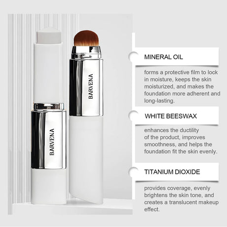 2-In-1 Color-Changing Foundation Stick Lightweight Moisturizing