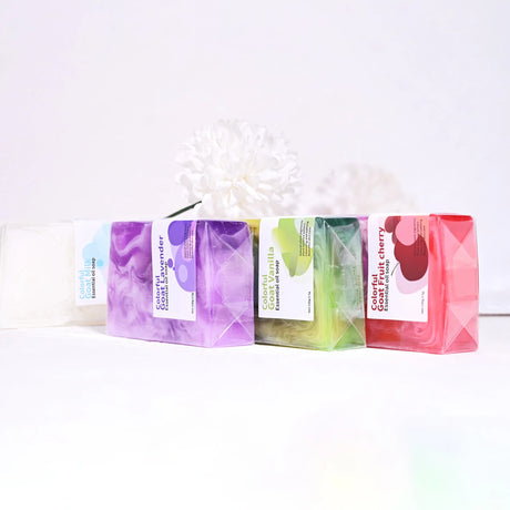Fruit Cherry Organic Handmade Soap Natural Cherry Essence Nourishes Skin Moisturizing Cleansing Whitening Soap
