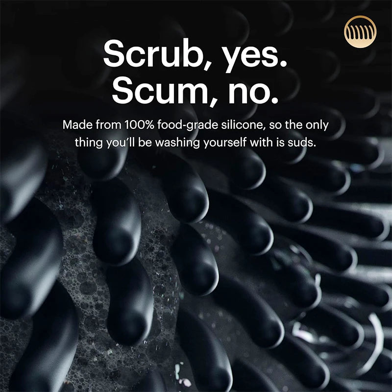 New Soft Silicone Exfoliating Brush Rub Back Brush Body Cleansing Scrubber Brush Shower Gentle Massage Bath Brush Bath Supplies