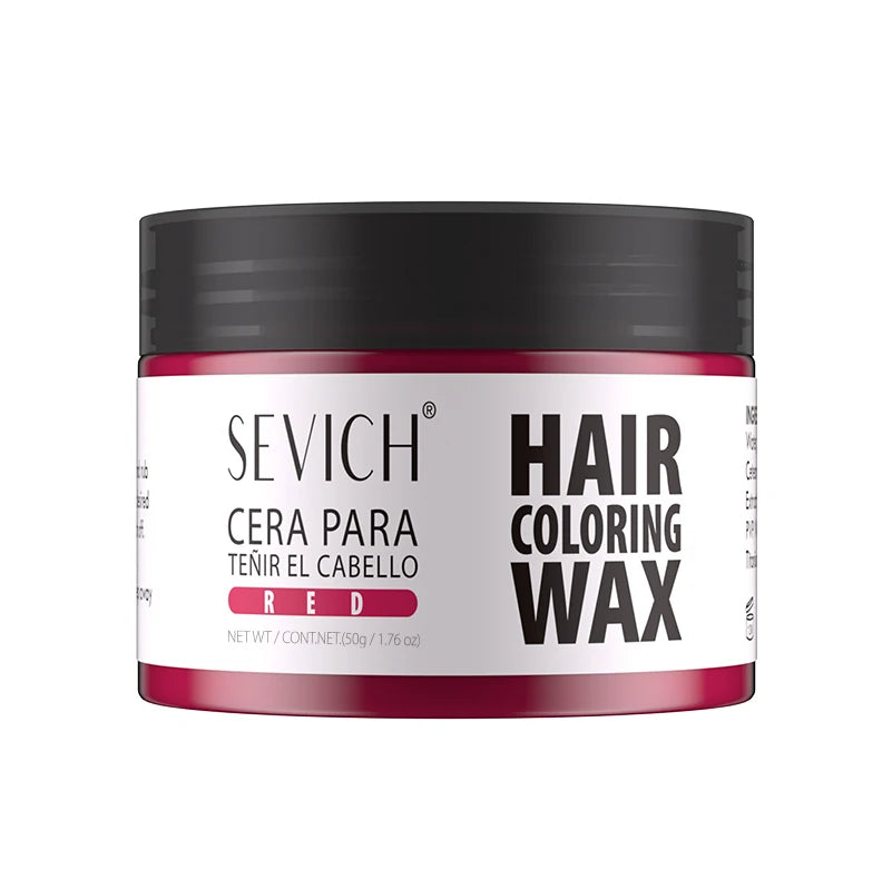 Temporary Hair Color Wax Coloring Styling Pomade Mild White Covering Nourishing Hair Clay Color Cream Gel Hair Dye Mud Easy Wash