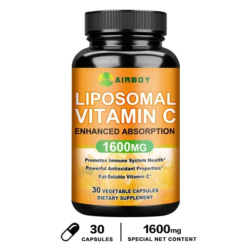 Liposomal Vitamin C - Immune Support, Promotes Collagen Production, Promote Fat dissolving, Antioxidant