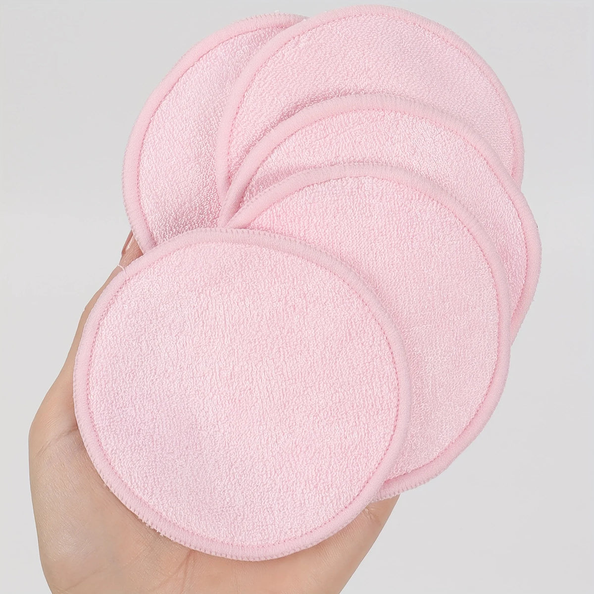 10 Reusable Makeup Remover Pads, A Gentle Facial Cleansing Sponge Suitable for All Skin Types, Odorless, Beauty Tool