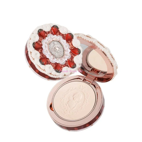 Flower Knows Shell Pearl Collection Baked Powder Mixed Color Honey Powder Clear Matte Makeup Setting Powder Natural Bronze Glow
