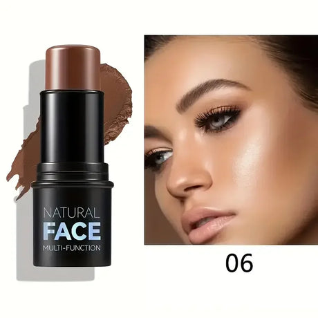 Natural Face Highlighter Concealer,Waterproof Face Contour Pen, Easily Sculpt Your Fface to Create a Perfect Light Makeup Effect