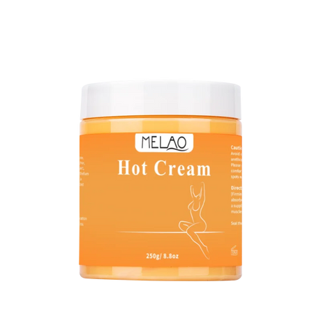 MELAO Hot Cream Massage Gel - Natural and 87% Organic Cellulite Cream - Multi Use Skin Toning Cream, Soothes Aches
