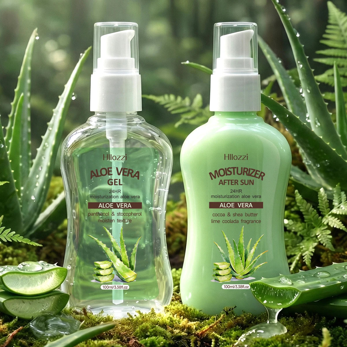 MOISTURIZER AFTER SUN ALOE VERA GEL,Quick absorption, non-greasy texture, post-sun hydration, suitable for both men and women