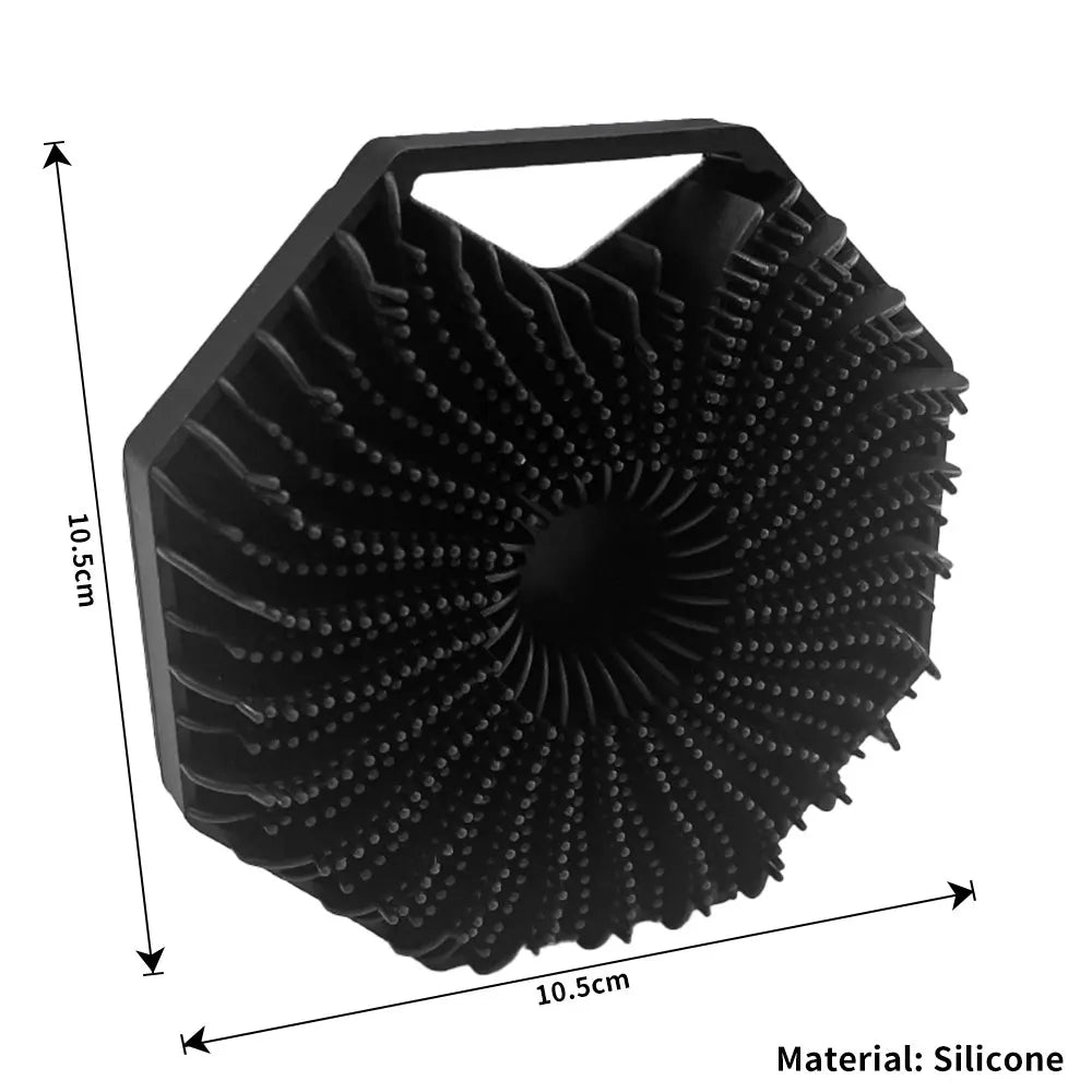 Silicone Exfoliating Body Loofah Bath Massage Shower Scrubber Spa Brush