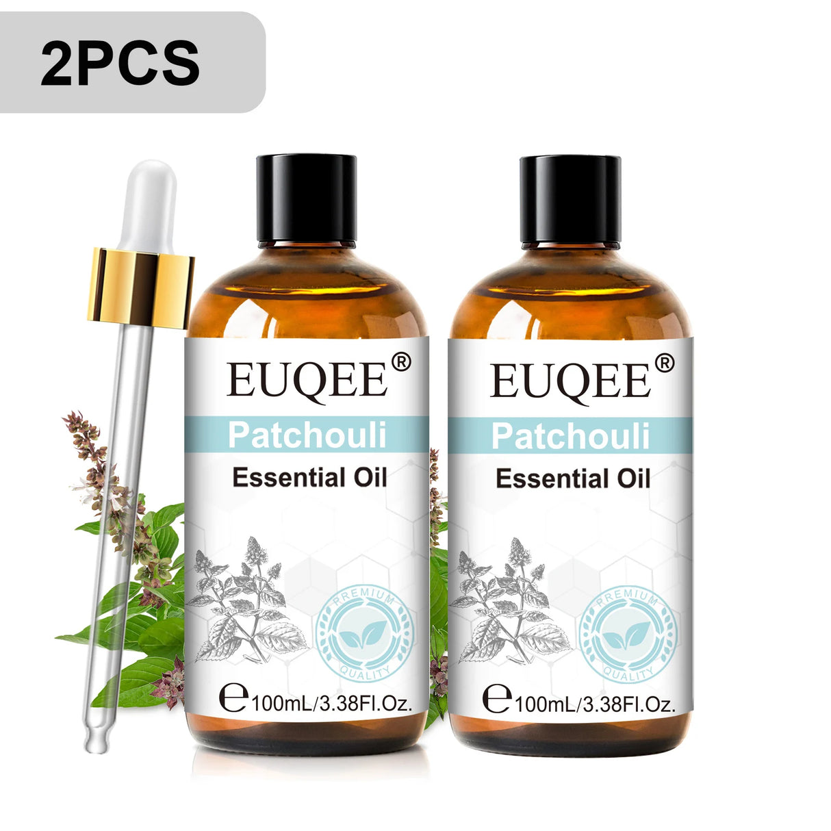 EUQEE 3.38FI.Oz. Aromatherapy Essential Oil For Reed Diffuser Humidifier-100ml Vanilla Lavender Cinnamon Lemon Essential Oils