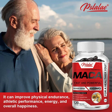 Maca Root Capsules - Boost Endurance & Strength, To Maximize Vitality and Performance, Muscle Mass Improve