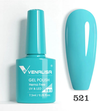 VIP5 Venalisa Nail Gel Polish Jelly Color HEMA/TPO FREE Nude Pink Semi Permanent Soak Off UVLED Gel Polish Sparkle Gel Varnish