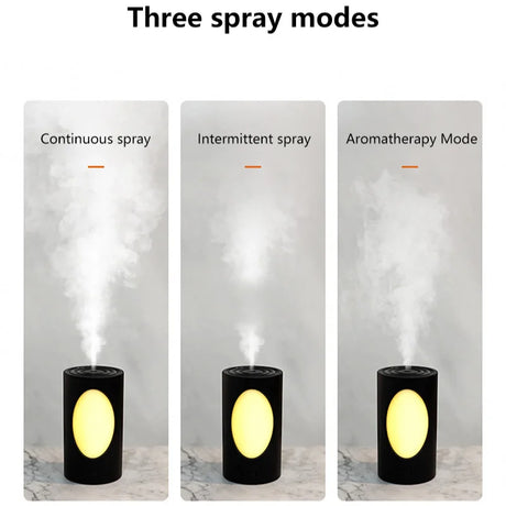 600ml Portable Aroma Diffuser With Colorful LED Lights Battery Rechargeable Wireless Air Humidifier For Bedroom Office