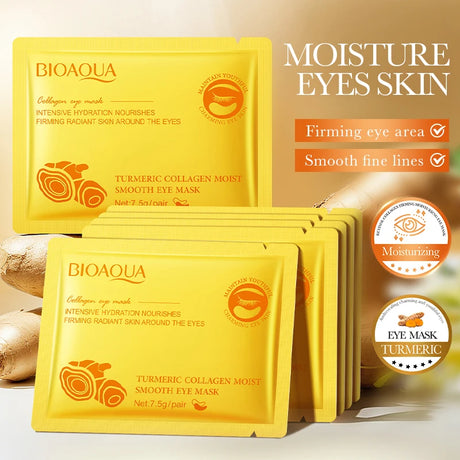 BIOAQUA Snail Crystal Collagen Eye Mask Anti Dark Circles Anti-Wrinkles Moisturizing Whitening Anti-Aging Eye Patches Skin Care
