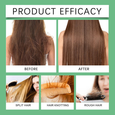 3pcs Rosemary Hair Growth Shampoo Thickening Hydrolyzed Keratin Dry Frizzy Damaged Repair Moisturizing Scalp Cleaning Shampoo