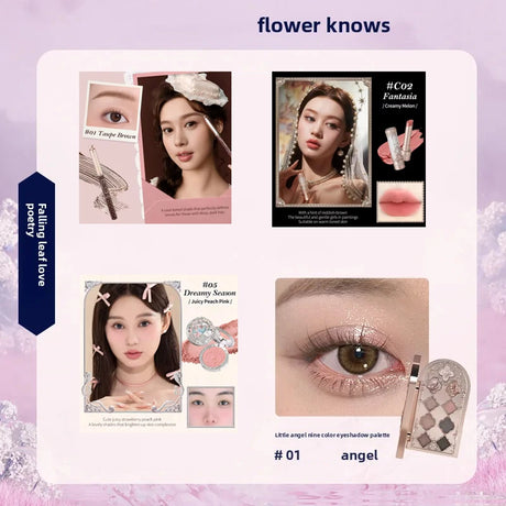 Flower Knows Makeup Sets Little Angel Bunny Garden Lip Glaze Blush Shell Jewelry Flowerknows Birthday Gift Kit De Maquillaje