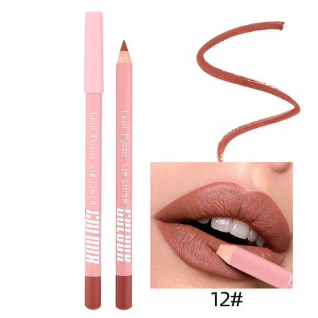 8 Colors Waterproof Lip Liner Pencil Long Lasting Sexy Dark Red Pink Matte Lipstick Pencil Natural Lipliner Pen Red Contour Tint