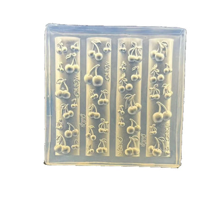 3D Rose Flower Butterfly Silicone Nail Mold Cherry Design DIY Manicure Jewelry Crafts Nail Art Decor Tool