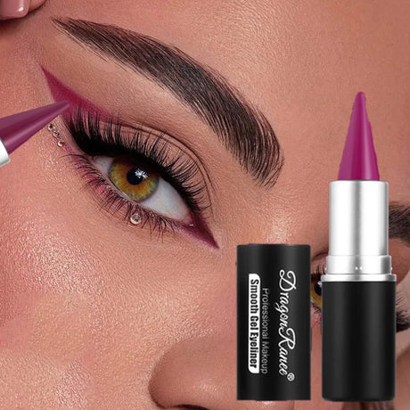 Matte Eyeliner Pencil Black White Blue Green Cream Waterproof