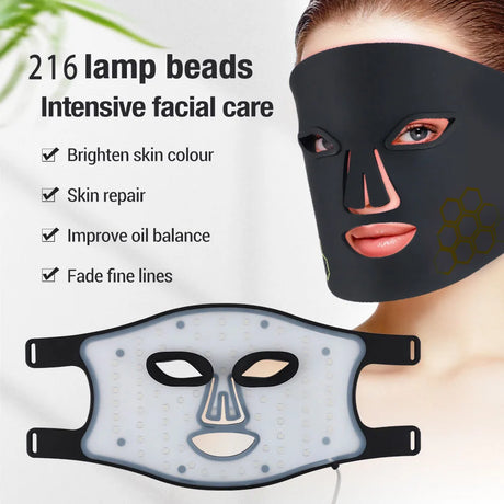 Red Light therapy Mask 460nm 660nm 850nm LED Beauty Devices Face Instrument Rejuvenation Skin Anti Aging Wrinkle Skin Repair