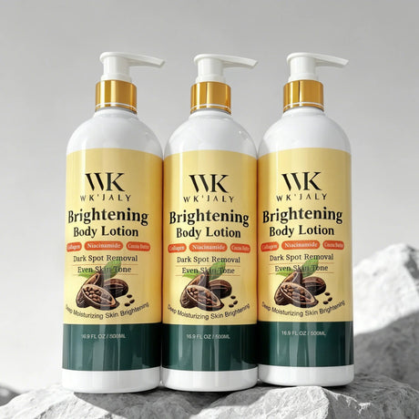 WK JALY Lightening Skin Care Kit for Dark, Black, Caramel Skin, Moisturizing, Acne and Spots Removal, Even Skin Tone for Women