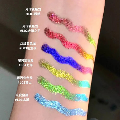 Kaleidos Eyeliner Gel Pencil Waterproof Chameleon Colour Long