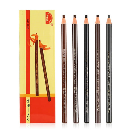 2pcs Waterproof Long Lasting Eyebrow Pencil for Eyebrow Permanent Makeup Tattoo Stereotypes Pen Eyebrow Enhancer