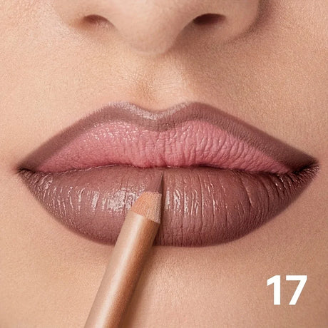 Nude Matte Lip Liner, Waterproof Long Lasting High Pigment Lip Pencil, Smooth Precise Lip Makeup Gift for Women