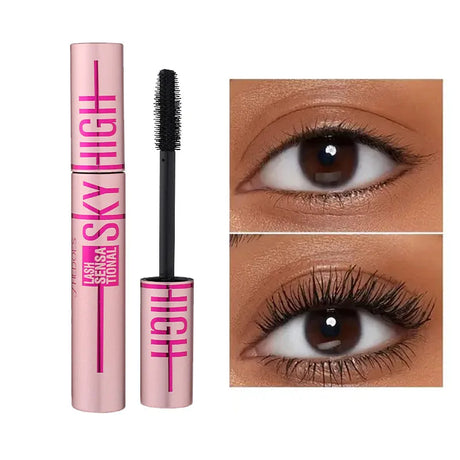 Pink Slender Eye Black, Waterproof and Sweat Proof, Not Easy to Smudge, Easy to Apply to Create Curly Natural Eyelashes
