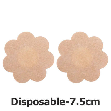 Women Lift Up Invisible Reusable Self Adhesive Silicone Breast Lift Tape Nipple Cover Chest Paste Push Up Party Dress Bras