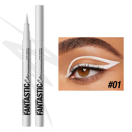 Waterproof Eyeliner Long Lasting Pencil Colourful Pigment Blue