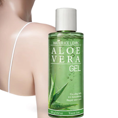 Aloe Vera Gel with Hyaluronic Acid, Cooling & Moisturizing for Rapid Skin Care