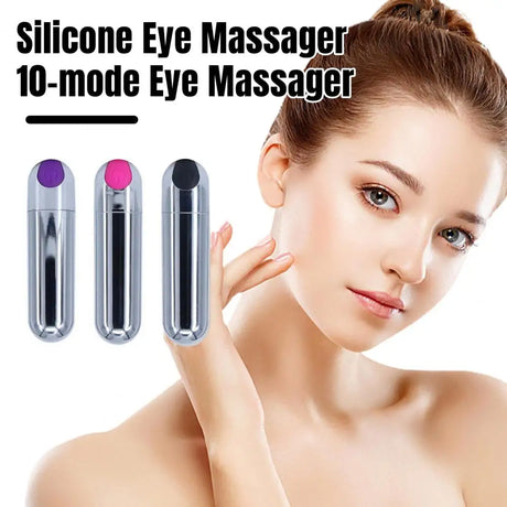 Electric Eye Massager Adjustable Waterproof Mini Vibration Pen Anti Wrinkle Quiet Lifting Eye Body Face Beauty Device