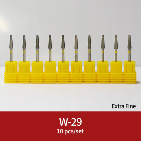 Diamond Ceramic Nail Drill Bits Milling Cutter For Manicure Left Right Rotary Cuticle Files Buffer DIY Nails Accessories Tools