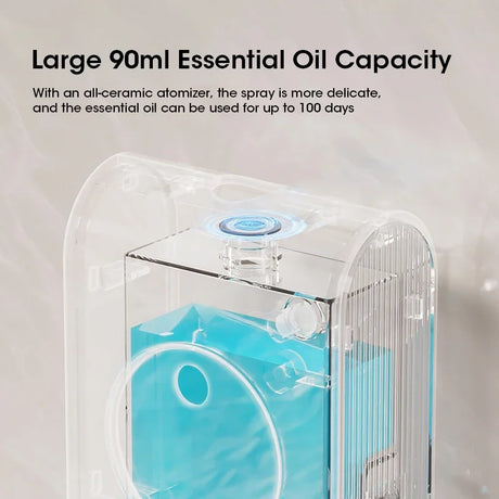 Automatic Sensor Aromatherapy Machine Wall-Mounted Fragrance Usb Rechargeable Deodorant Home Fragrance With Clock Function