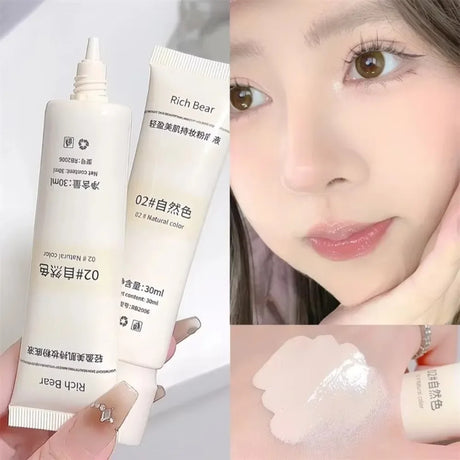 Double Wear Liquid Foundation Stay in Place Long Lasting Concealer Foundation Make-up Oil Control Moisturizing Facial Makeup