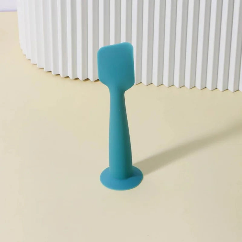 Baby Diaper Cream Applicator Silicone Scraper Butt Spatula Applicator with Suction Cup Silicone Care Tool