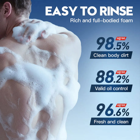 Men'S Three In One Bath Perfume Soap Witch Hazel Aloe Moisturizing Oil Control Vegetable Essential Oil Soap Facial Cleanser Hand